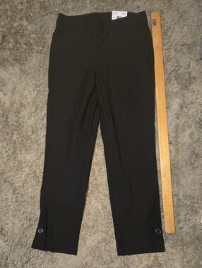 Rafaella Black Womens Stretch Dress Pants